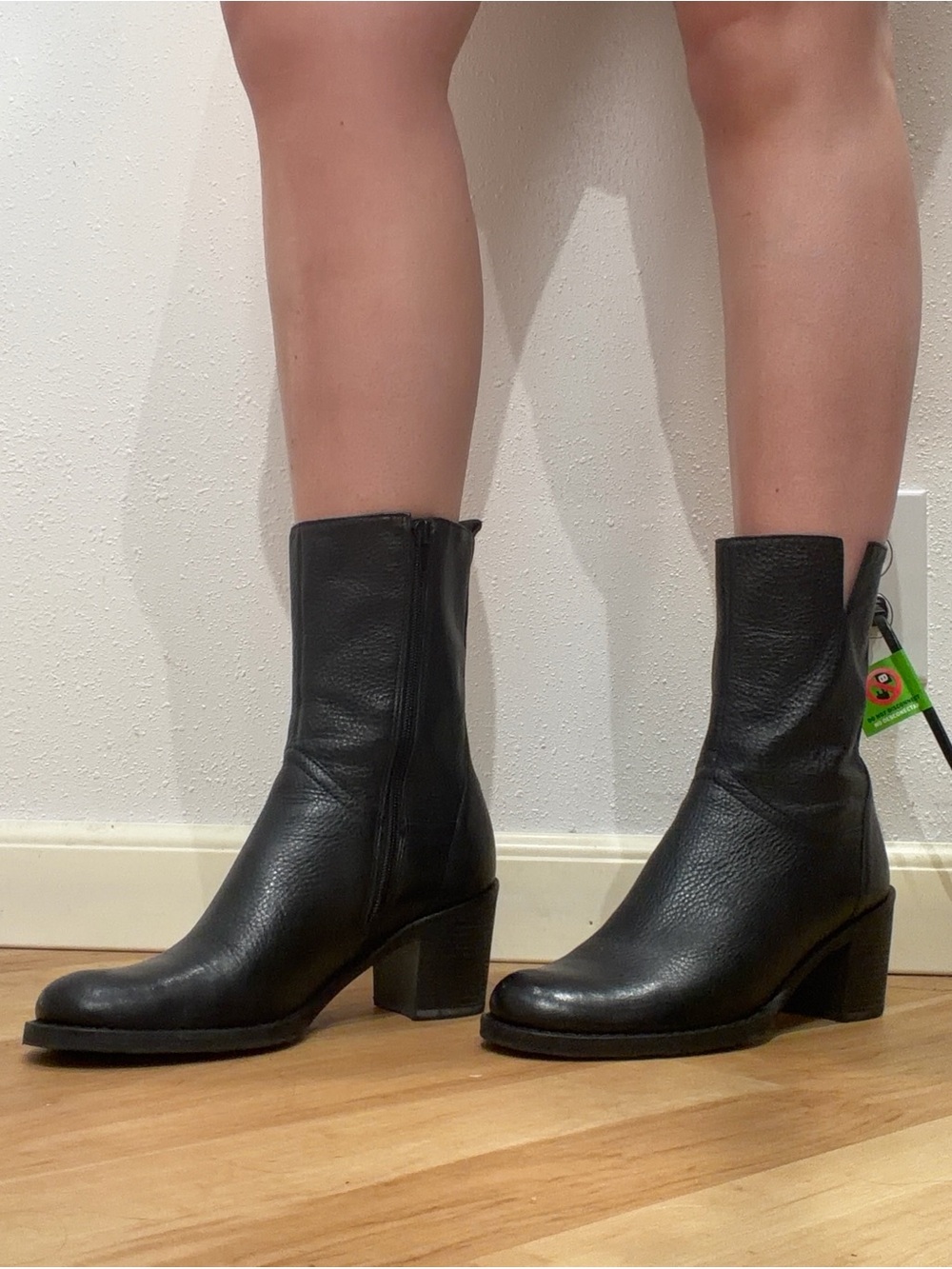 BCBG Black Leather Boots